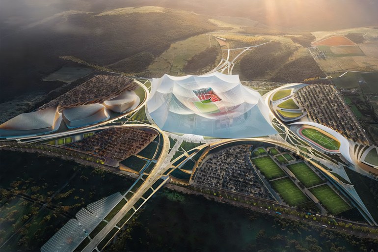 Stade Hassan II au Maroc