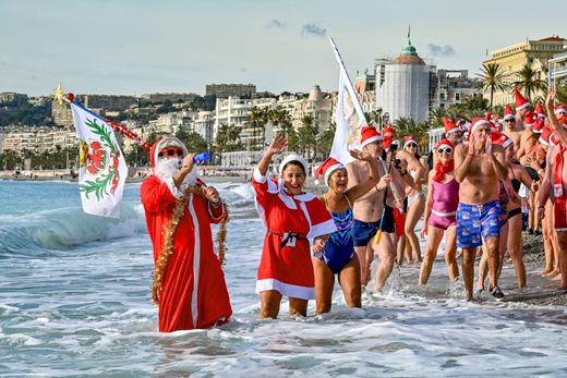 Nice : Noël au bord de la mer