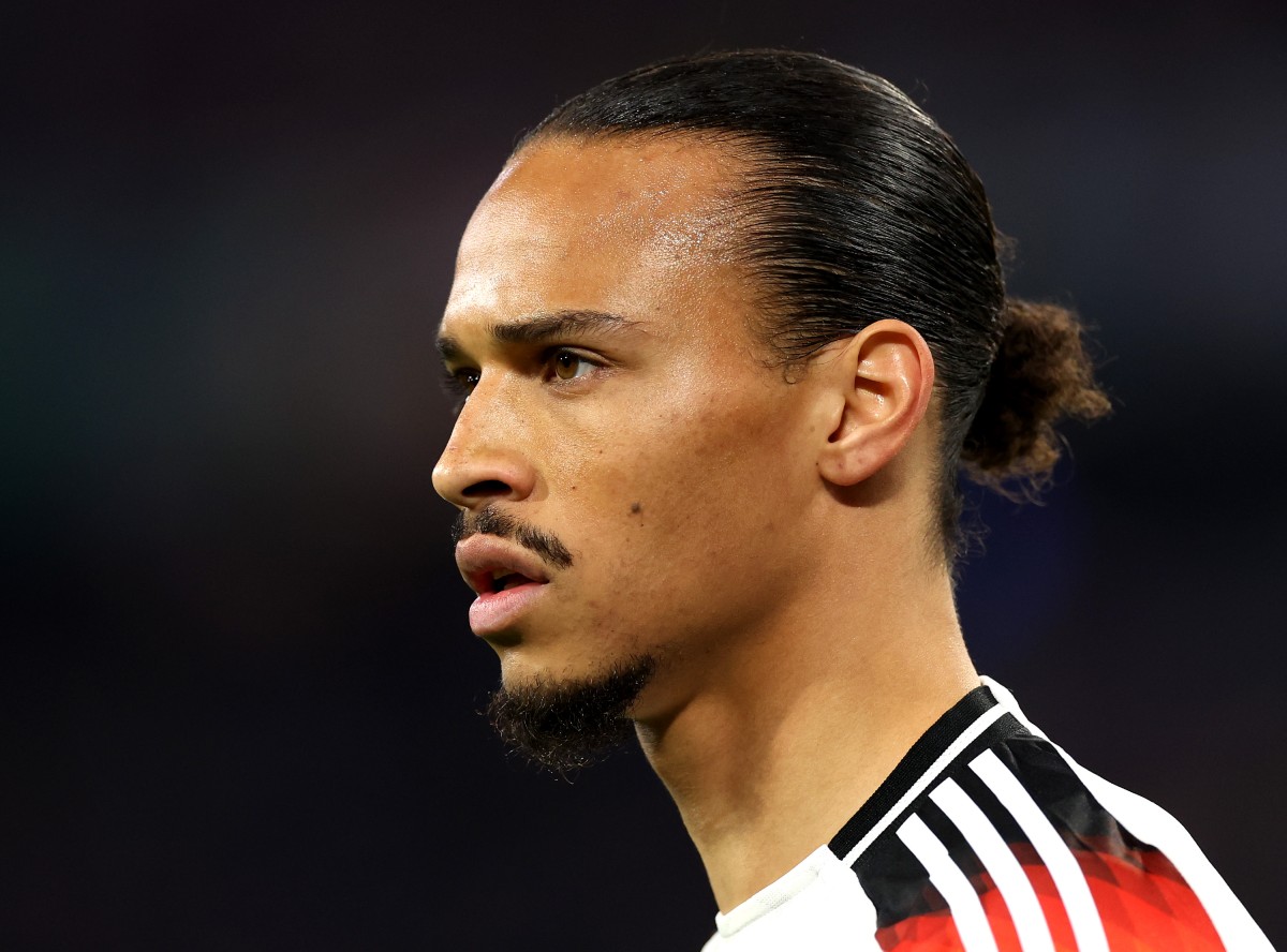 Leroy Sane en action pour l'équipe nationale allemande
