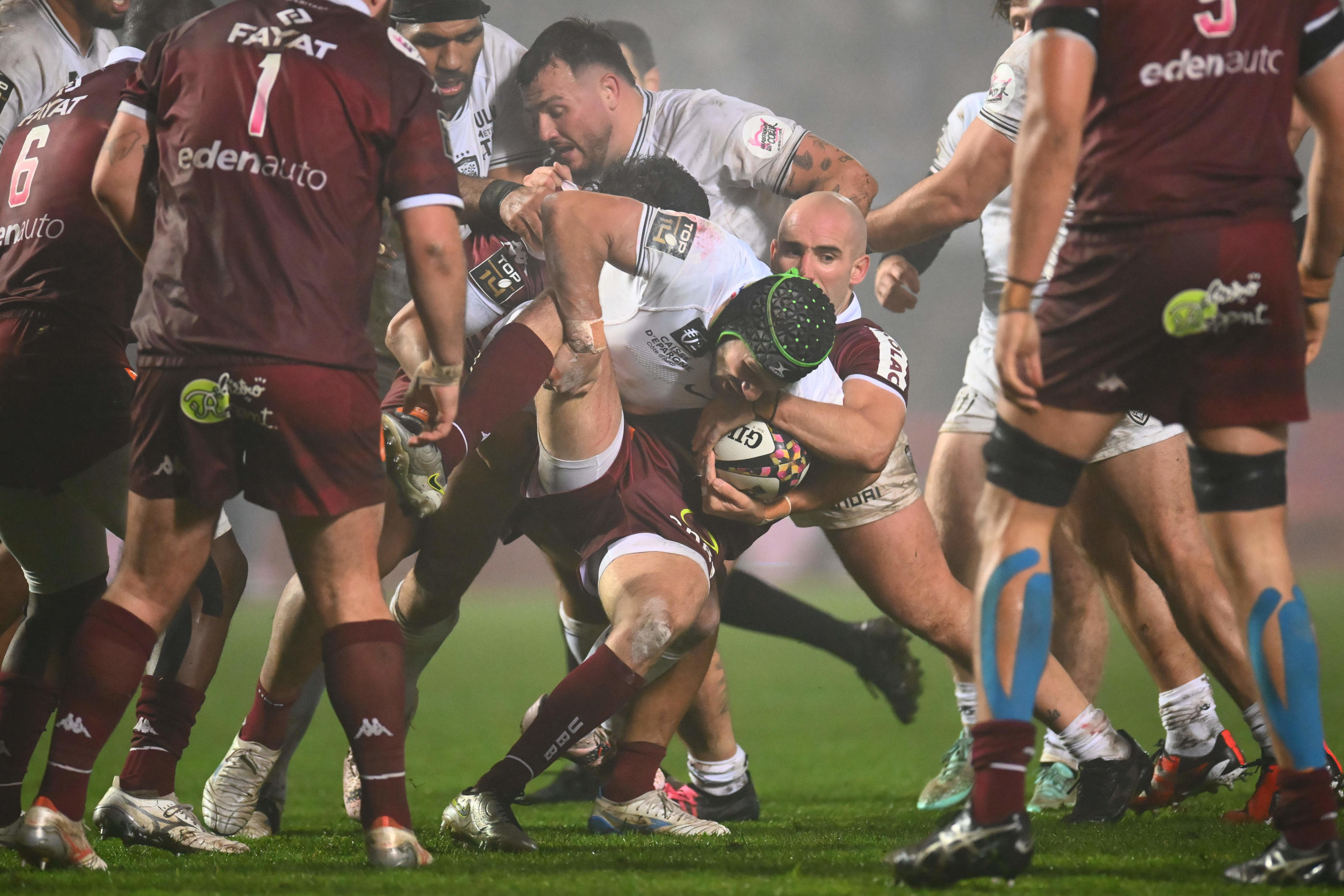 Maxime Lucu et les Bordelais