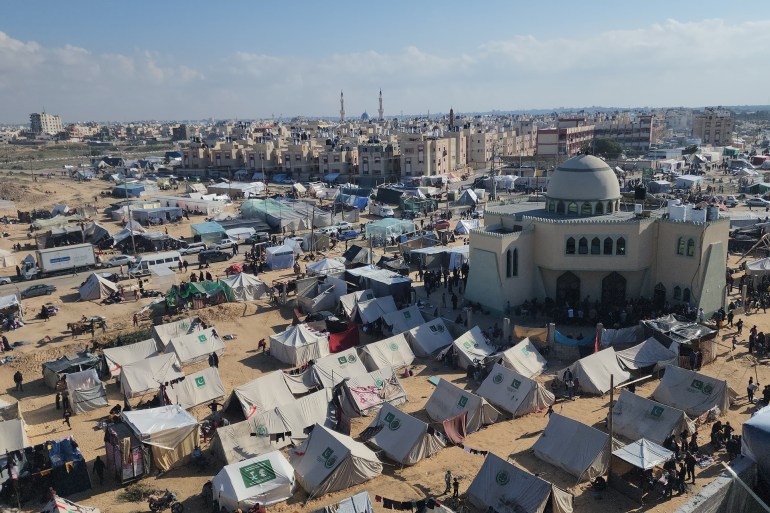 Les camps de déplacés à Mawasi