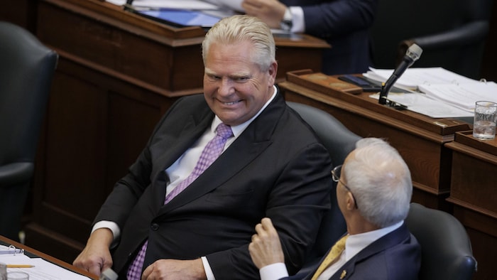 Doug Ford et Vic Fedeli
