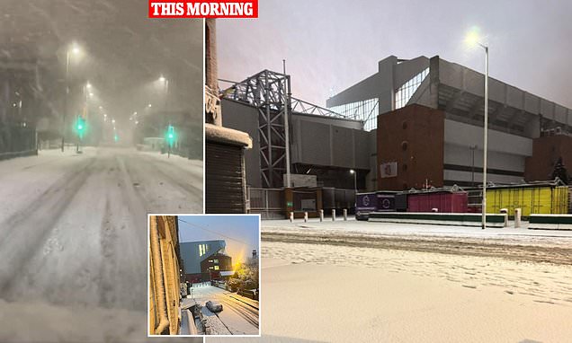 Neige à Anfield