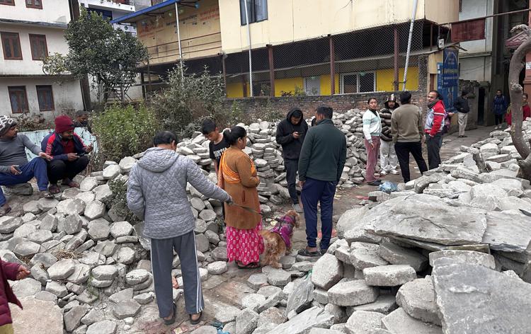 Terremoto in Tibet - (Fotogramma)
