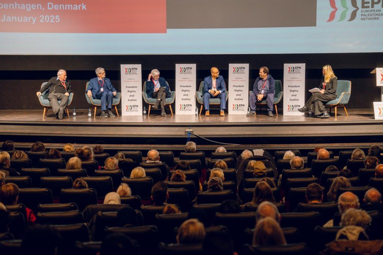 Conférence Ensemble pour la paix au Danemark, source : Réseau européen de solidarité avec la Palestine