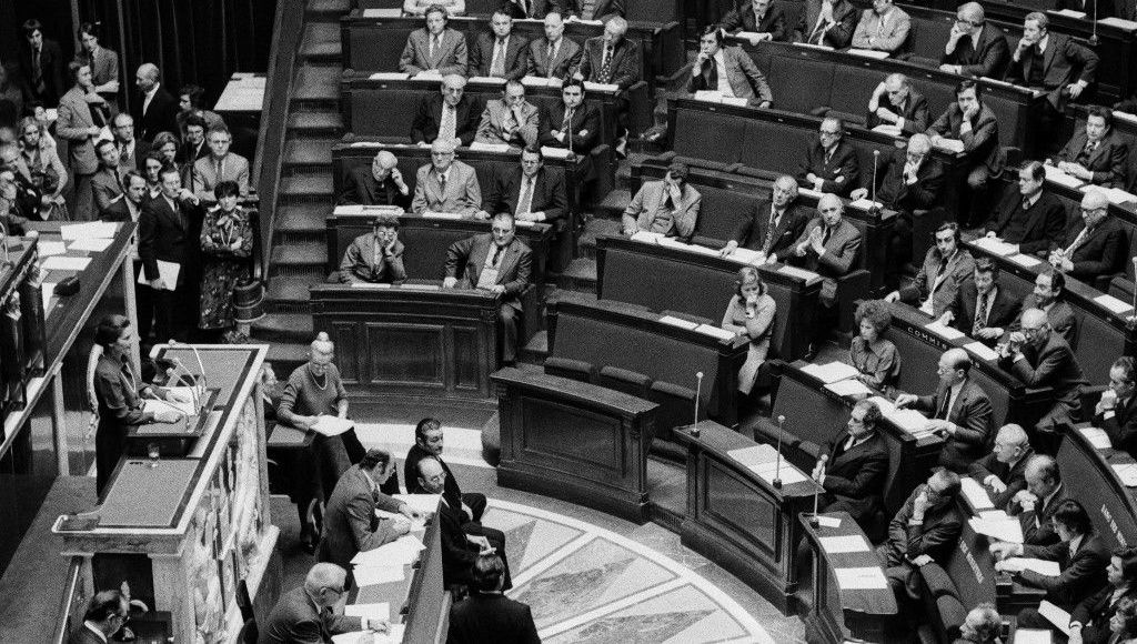 Simone Veil à l'Assemblée nationale