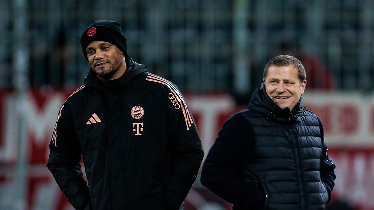 Kompany et Eberl en discussion