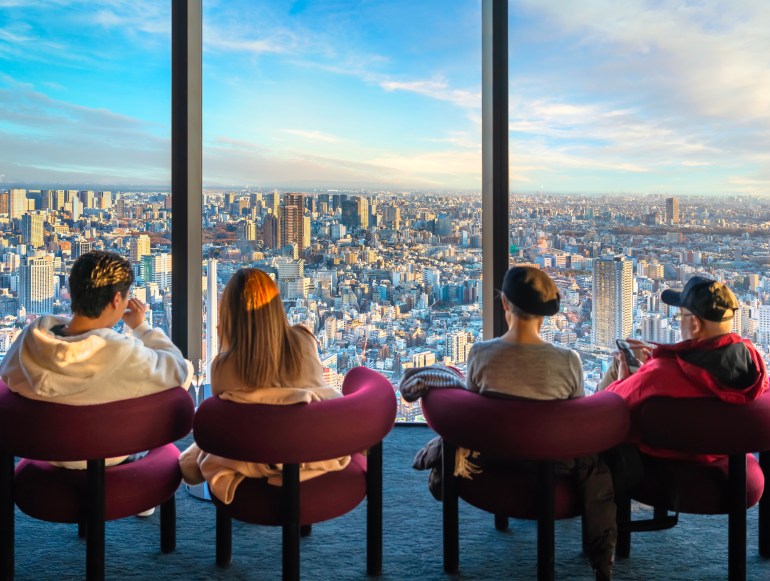 Vue de Tokyo depuis le Shibuya Sky