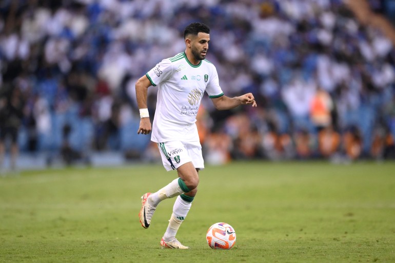 Riyad Mahrez, joueur algérien