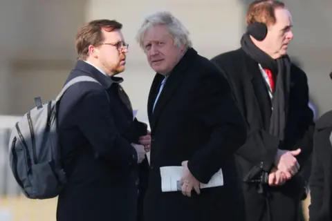 Boris Johnson à l'inauguration