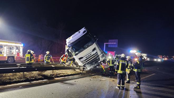 Accident de camion sur l'A2