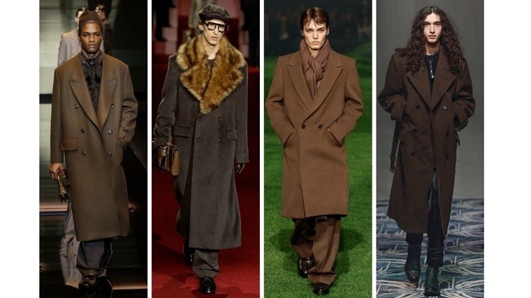 Manteaux marron des créateurs