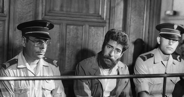 3 juillet 1986 au Tribunal de Lyon, le procès du Libanais Georges Ibrahim Abdallah ©AFP - AFP