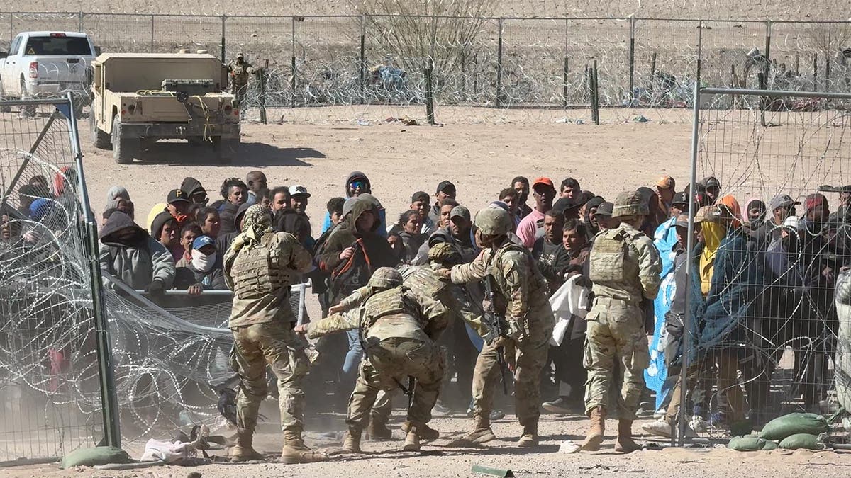 Migrants à El Paso, Texas