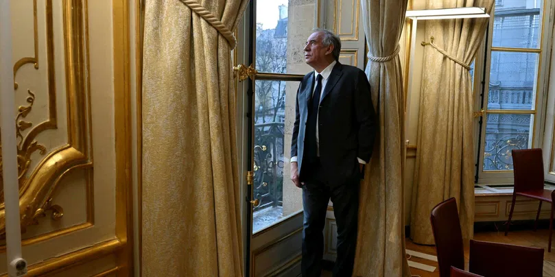 François Bayrou à Matignon avant son discours de politique générale.