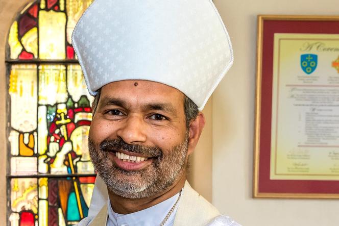 John Perumbalath, à la cathédrale de Chelmsford (Royaume-Uni), en 2018.