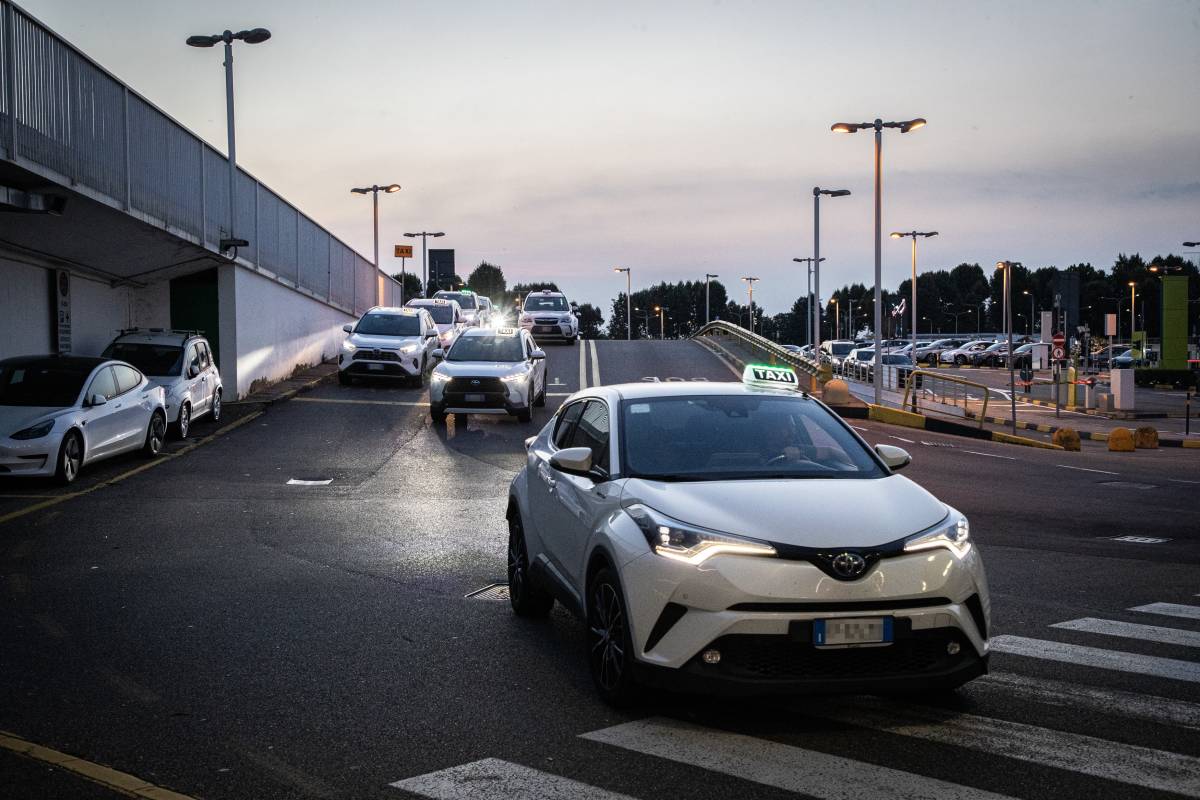 Agression d'un taxi à Milan