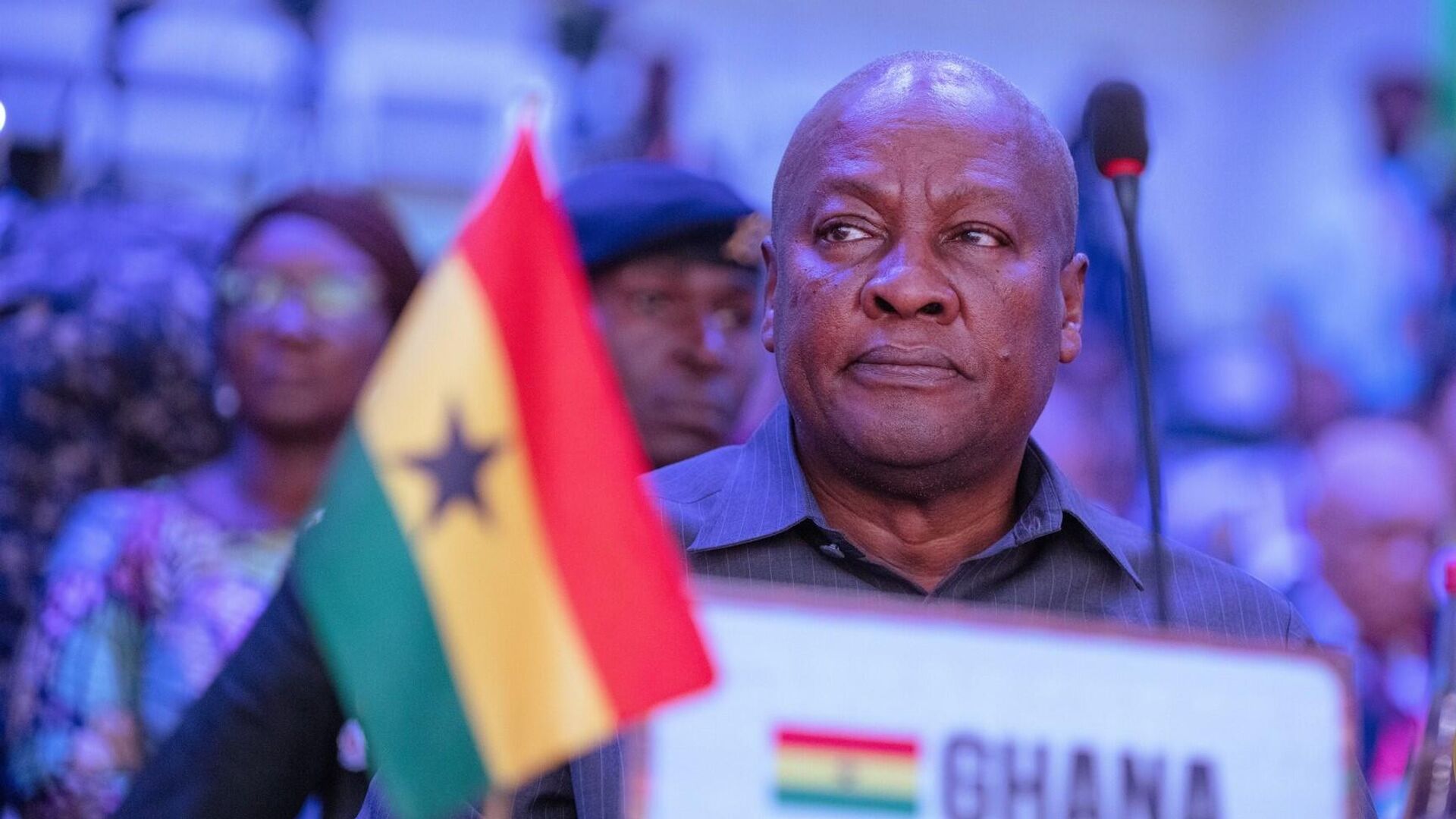 John Dramani Mahama lors des Dialogues sur la Prospérité en Afrique