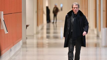 Alexandre Djouhri au tribunal correctionnel de Paris, pour le procès des soupçons de financement libyen de la campagne de Nicolas Sarkozy, le 22 janvier 2025.