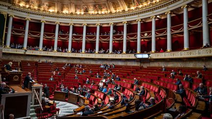 Les députés sur les bancs de l'Assemblée nationale, le 5 février 2025.