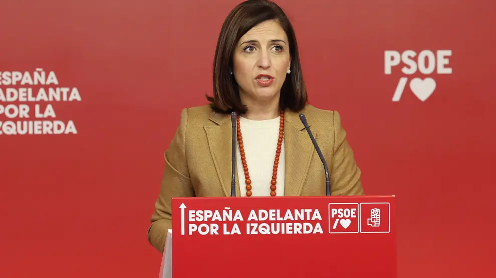 Rueda de prensa de la portavoz del PSOE