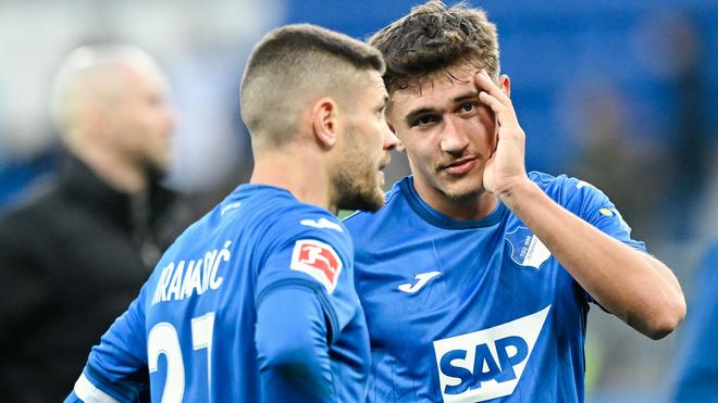 Hoffenheims Andrej Kramaric et Tom Bischof