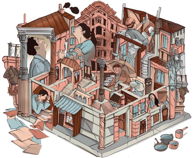 Image illustrant les défis de la copropriété en France