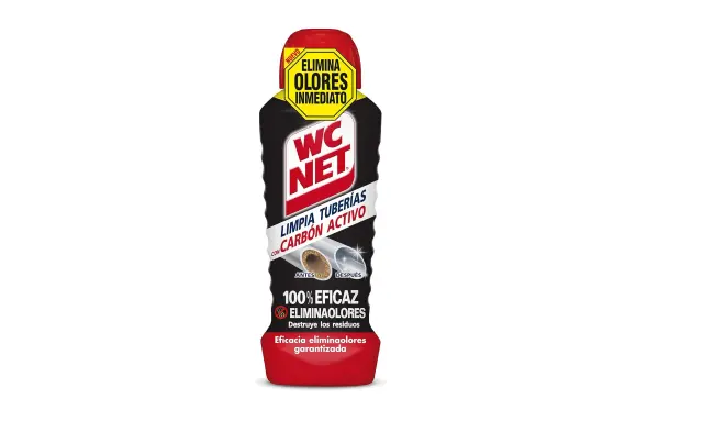 WC Net nettoyant canalisations avec charbon actif