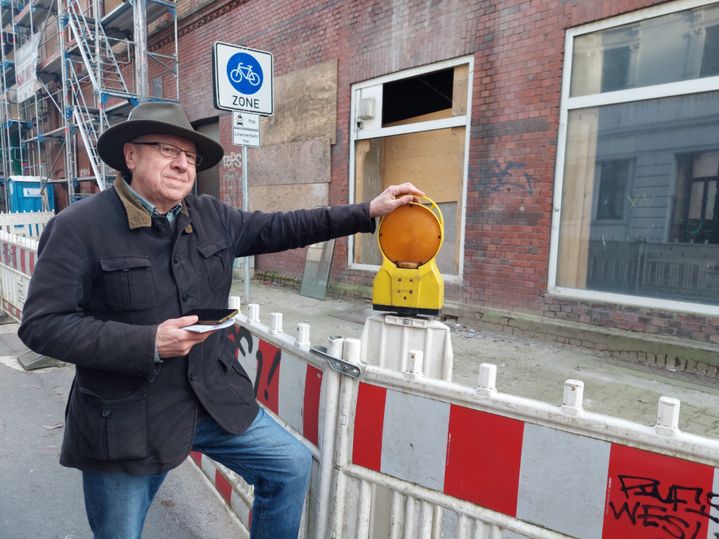 Friedhelm Rikowski, candidat AfD dans la circonscription de Gelsenkirchen, février 2025.