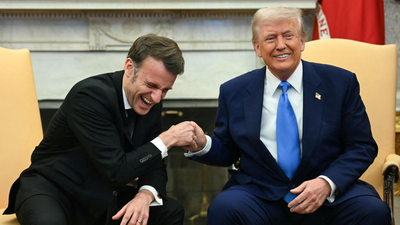 Rencontre entre Trump et Macron au Bureau ovale