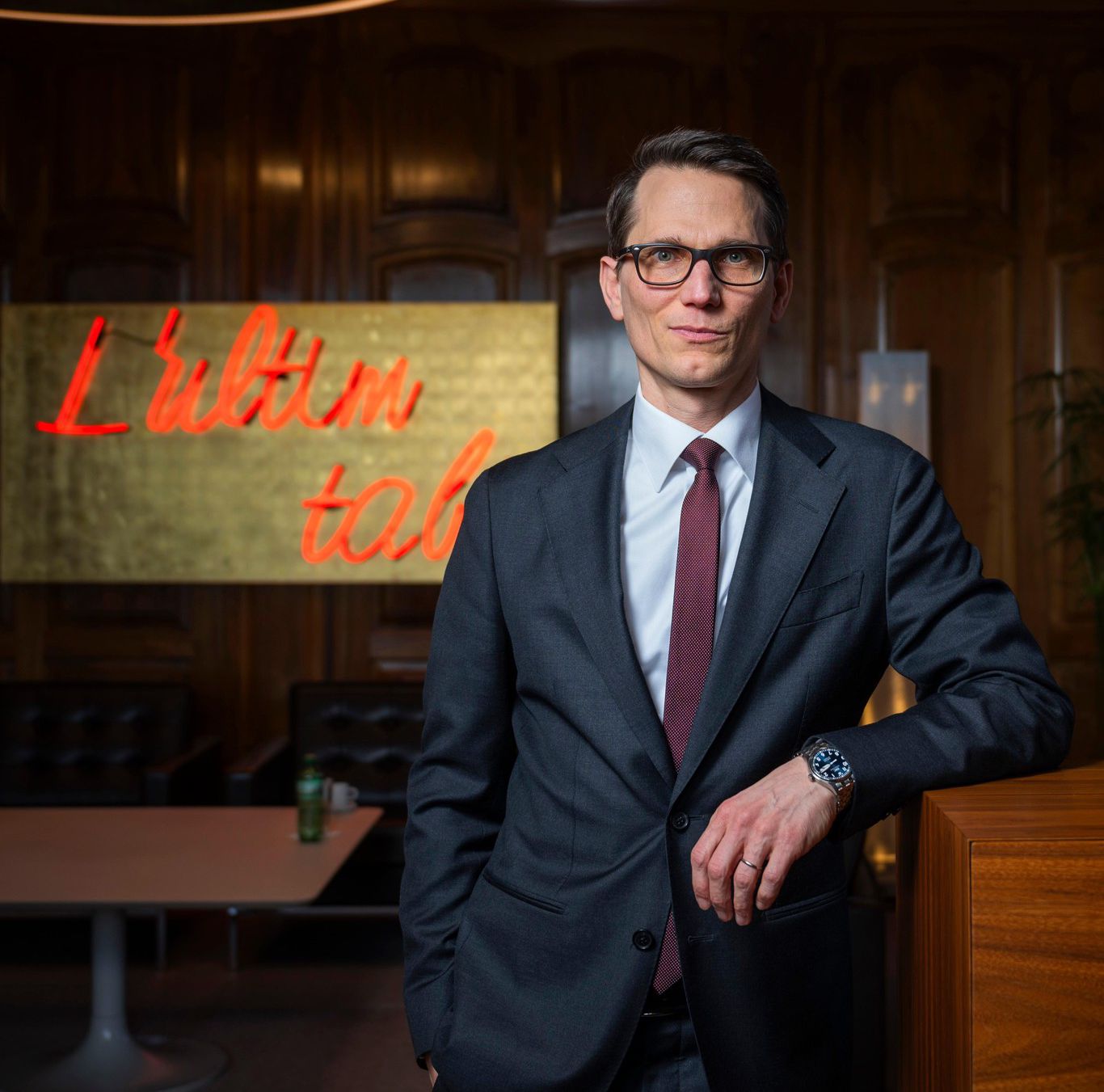 Portrait de Martin Schlegel, président de la SNB