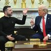 Zelensky et Trump lors de l'échange
