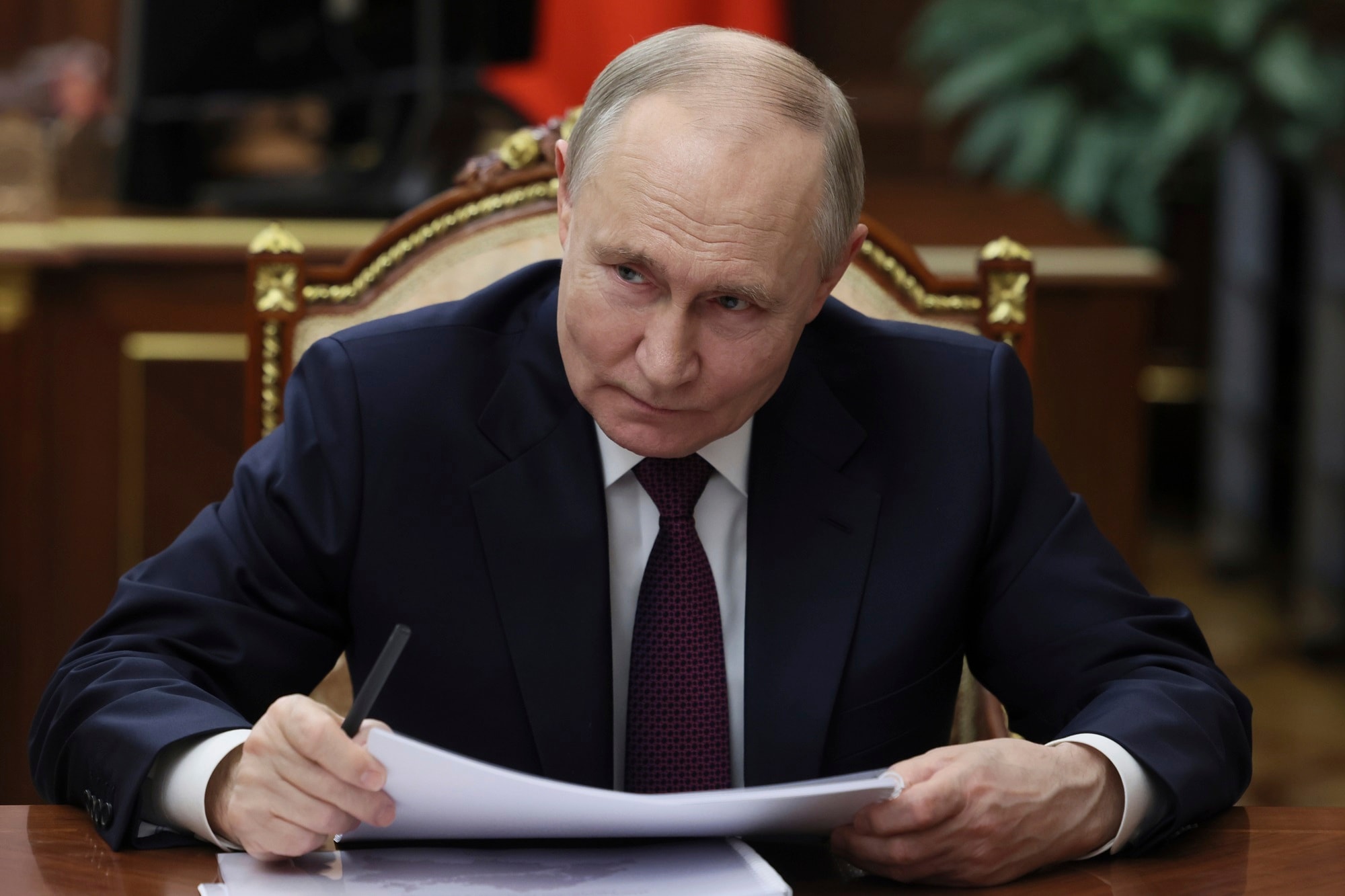 Le président russe Vladimir Poutine