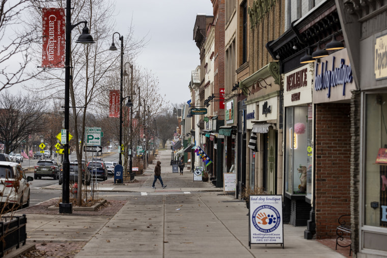 Centre-ville de Canandaigua, N.Y.