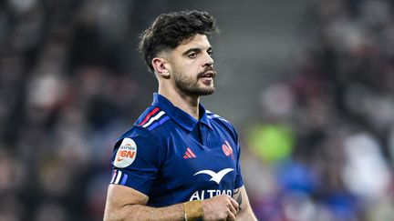 Romain Ntamack lors de France-pays de Galles, le 31 janvier 2025, au stade de France. (AFP)