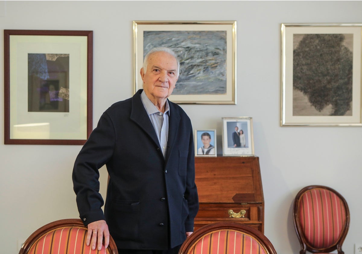 Miguel Rodríguez-Piñero avant de l'interview