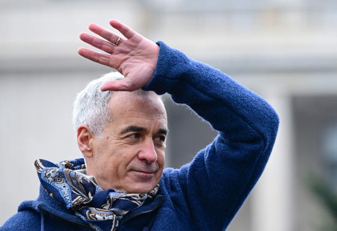Calin Georgescu, le candidat d’extrême droite à l’élection présidentielle en Roumanie, à Bucarest, le 1er mars 2025.