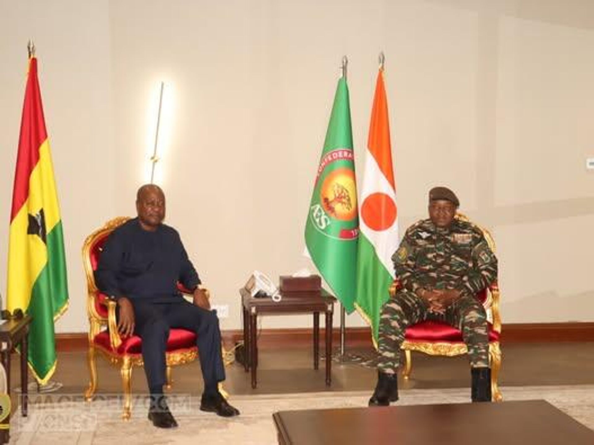 John Dramani Mahama à Niamey