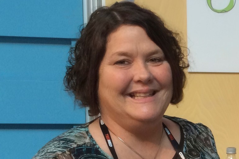 Eimy Gleason, la directrice par intérim de la ministère de l'Efficacité gouvernementale