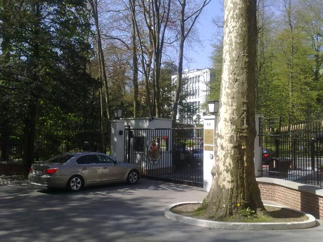 L’ambassade de Russie, à Bruxelles, le 23 avril 2010.