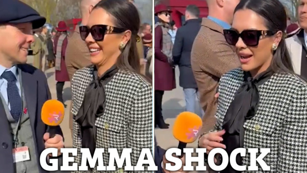 Gemma Owen lors des courses à Cheltenham