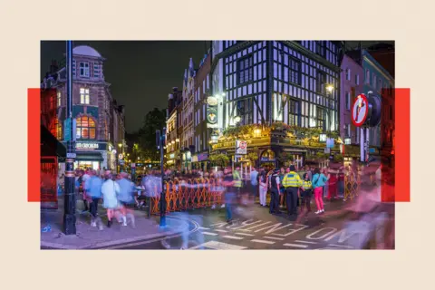 La vie nocturne à Soho, Londres