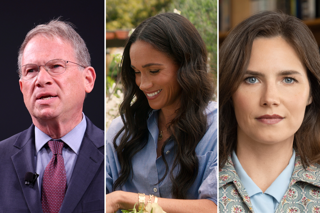 Jeffrey Goldberg, Meghan Markle et Amanda Knox.