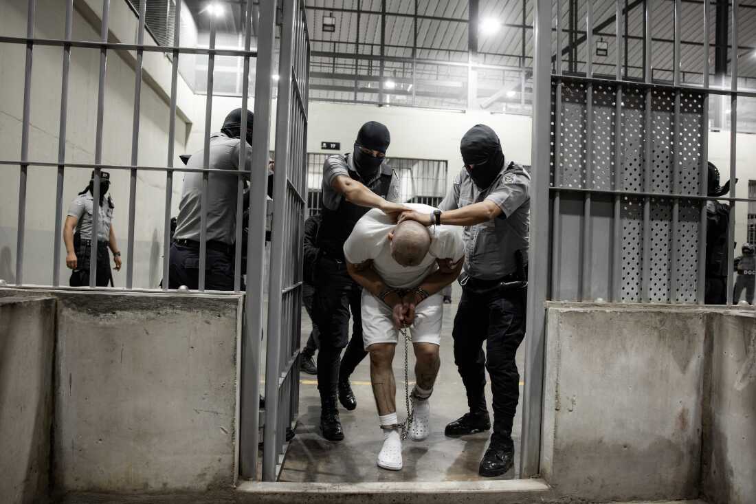 Inmates at CECOT