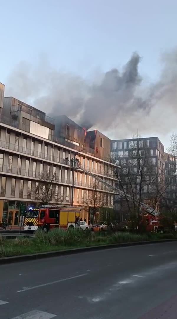 Pompiers en action