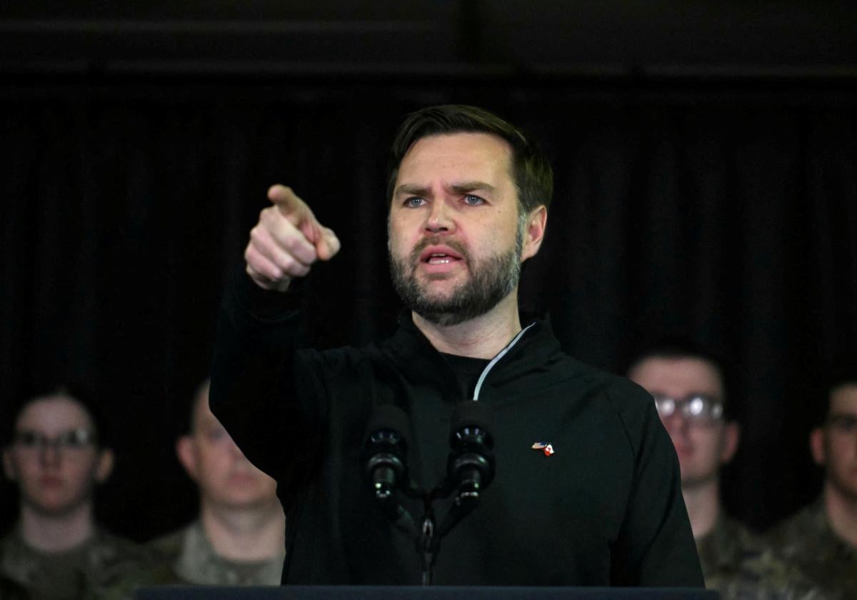 Le vice-président des États-Unis, JD Vance.