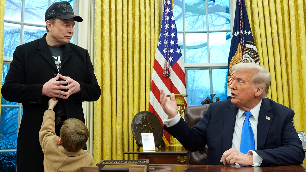 Trump et Musk dans le Bureau ovale