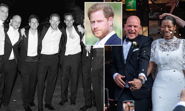 Prince Harry and his band of brothers at Windsor Castle