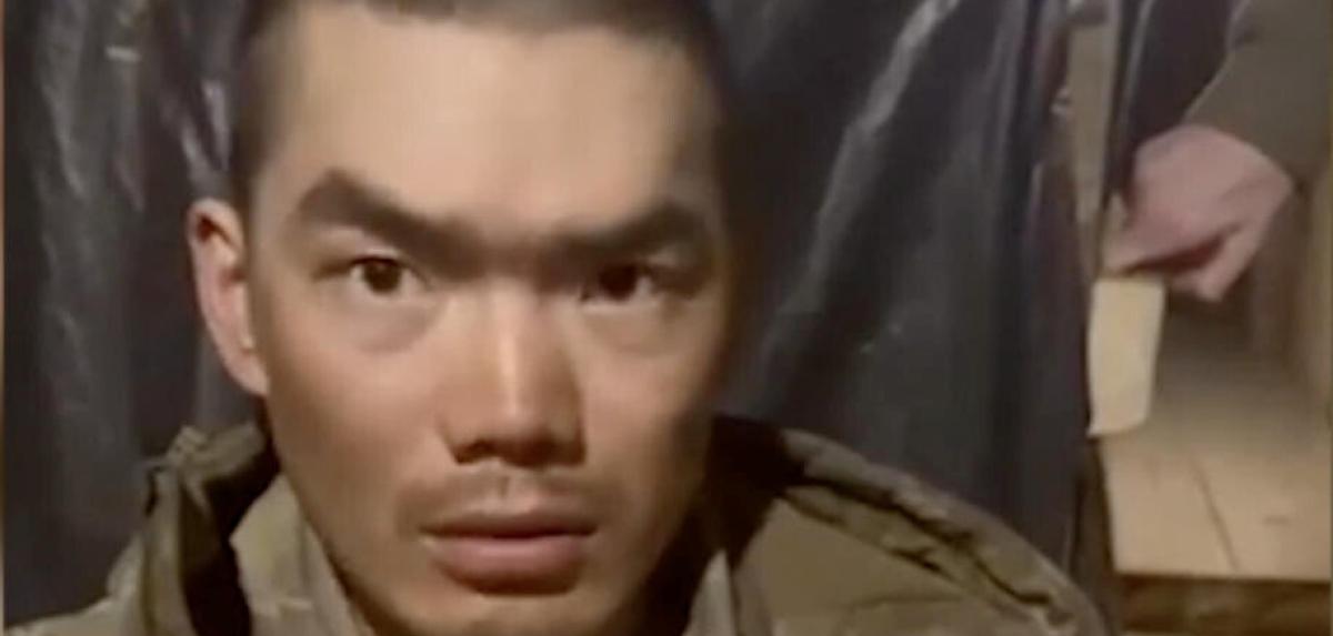 Soldat chinois capturé en Ukraine