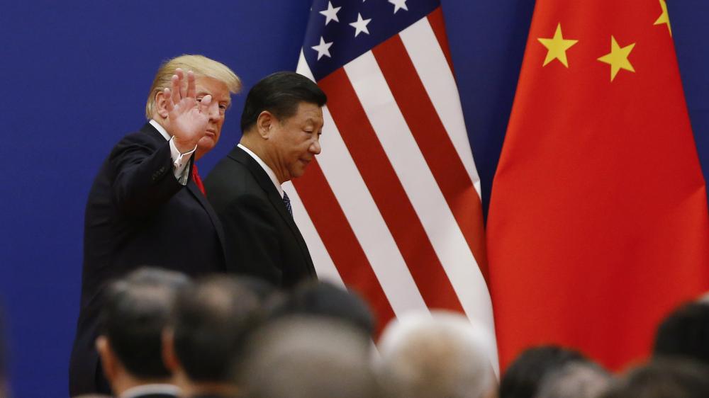 Donald Trump lors de sa visite en Chine